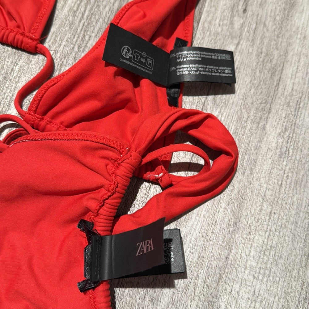 Zara Red Halter Bikini Set - Picture 8 of 16